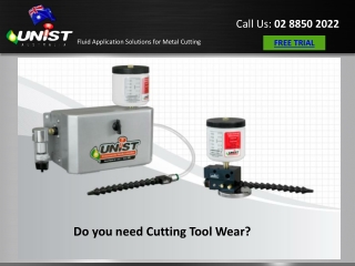 Do you need Cutting Tool Wear?
