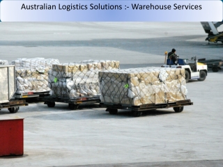 Australian Logistics Solutions  Warehouse Services