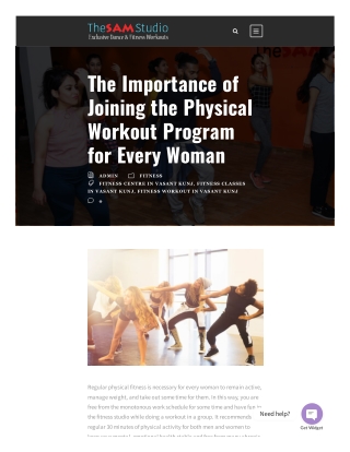 The Importance of Joining the Physical Workout Program for Every Woman