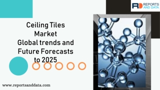 Ceiling Tiles Market Outlooks 2019: Size, Cost Structures, Growth rate and Industry Analysis to 2025