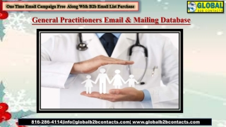 General Practitioners Email & Mailing Database