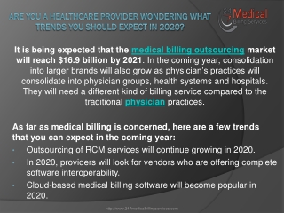 Are you a Healthcare Provider wondering what trends you should expect in 2020?