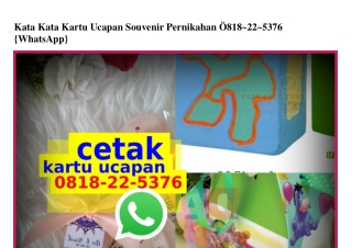 Kata Kata Kartu Ucapan Souvenir Pernikahan 08I8–22–5376[wa]