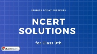 NCERT Solutions for Class 9 | Download NCERT Class 9 Textbook Exercise Solutions