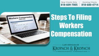 Steps To Filing Workers Compensation