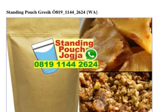 Standing Pouch Gresik O819 1144 2624[wa]