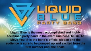 San Diego Wedding Music Band - Liquid Blue