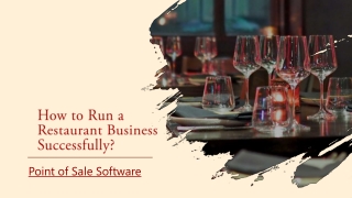 How to run a restaurant business successfully