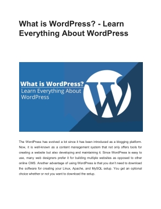 What is WordPress? - Learn Everything About WordPress
