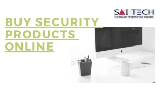 Buy Security Products Online