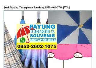 Jual Payung Transparan Bandung 0838–4061–2740[wa]