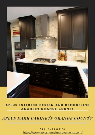 Aplus dark cabinets