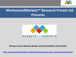 Wireless Sensor Networks Market