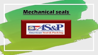 Mechanical Seals