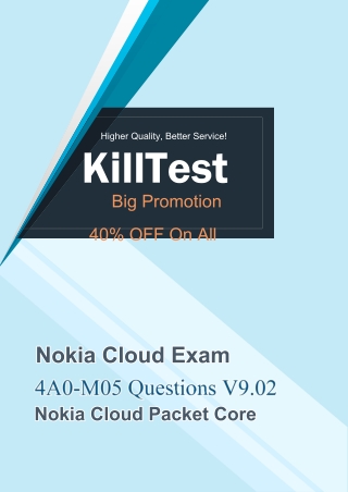 Free Demo 4A0-M05 Nokia Practice Exam V9.02 | Killtest