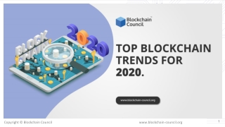 Latest Blockchain Trends You should Know in 2020