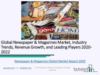 Newspaper & Magazines Publishers Global Market Report 2020