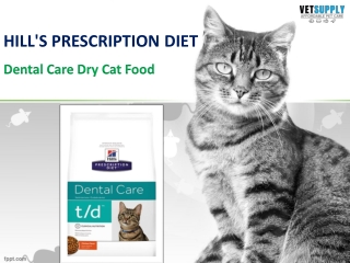 Hills Prescription Diet t/d Dental Care Dry Cat Food