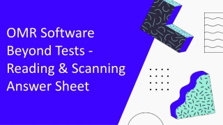 Omr software beyond tests   reading &amp; scanning answer sheet