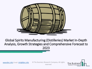 Spirits Manufacturing (Distilleries) Market Report – Impact Of New Cuisines