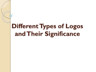 Different Types of Logos and Their Significance