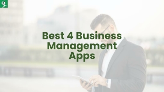 Best 4 Business Management Apps
