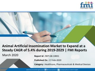Animal Artificial Insemination Market is Anticipated to Register at 5.4% of CAGR by 2029 | FMI Reports