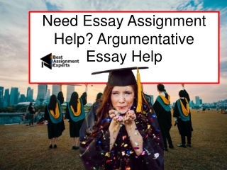 Need Essay Assignment Help? Argumentative Essay Help