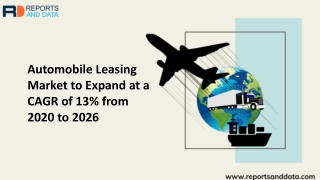 Automobile Leasing Market Drivers is Responsible to for Increasing Market Share, Forecast 2026