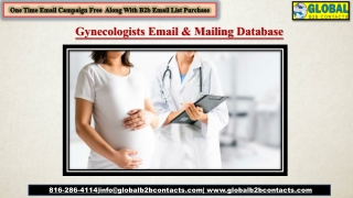 Gynecologists Email & Mailing Database