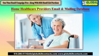 Home Healthcare Providers Email & Mailing Database