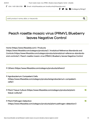 blueberry mosaic virus