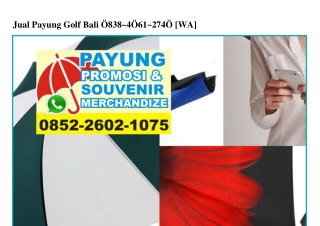 Jual Payung Golf Bali 0838–4061–2740[wa]