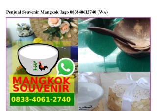 Penjual Souvenir Mangkok Jago 0838–406I–2740[wa]