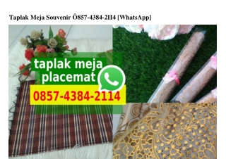 Taplak Meja Souvenir Ô857_4384_2114[wa]