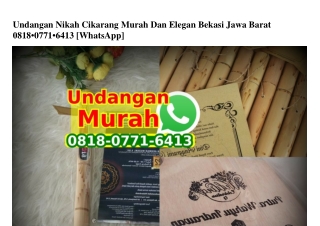 Undangan Nikah Cikarang Murah Dan Elegan Bekasi Jawa Barat Ô818~Ô771~6413[wa]