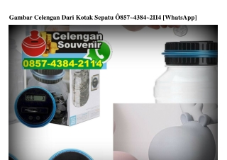 Gambar Celengan Dari Kotak Sepatu Ô857-4384-2II4[wa]