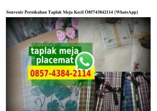 Souvenir Pernikahan Taplak Meja Kecil 0857.4384.2II4[wa]