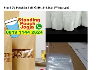 Stand Up Pouch In Bulk 0819.1144.2624[wa]