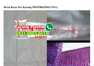 Berat Beras Per Karung Ö831Ö863Ö415[wa]