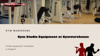 Gym Studio Equipment at Gymwarehouse