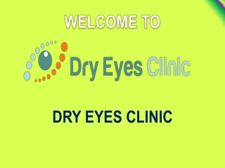 Dry Eye Treatment