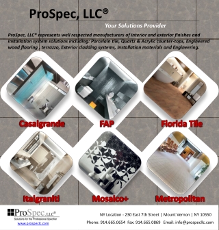 ProSpec, LLC. Your Solutions Provider