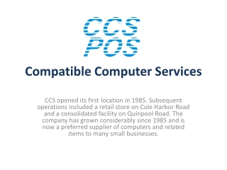 Computer Service for Retail Stores - CCS POS