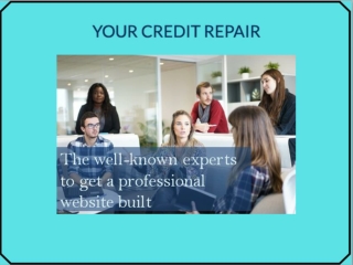 To get a professional website built join Credit repair template now