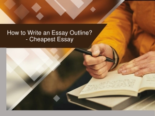 How to Write an Essay Outline?