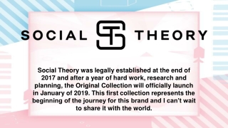 Social Theory Original Collection - Social Theory