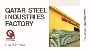 Best Quality Steel Roof Panels in Qatar - www.qatarsteelfactory.com