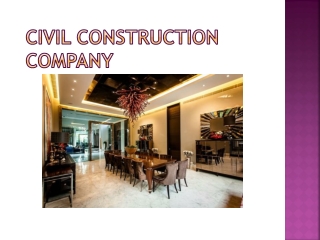 Civil Construction Company in Delhi