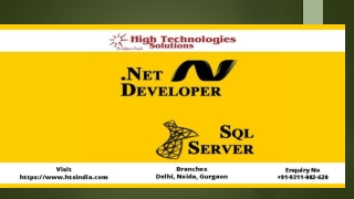 Advanced Dot Net Training in Delhi